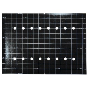 3 - Piastra adesiva per modelli Halo nuova generazione - nera - 6 pz. - Cod. GB012